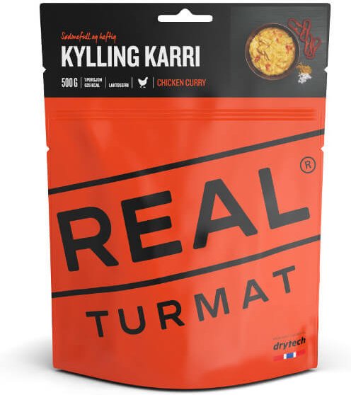 Real Turmat - Chicken Curry Gr 132 g