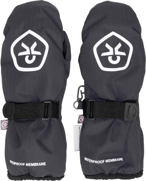 Thumbnail - Color Kids - Kid's Mittens Waterproof Recycled - Handschuhe Gr 4-6 year grau