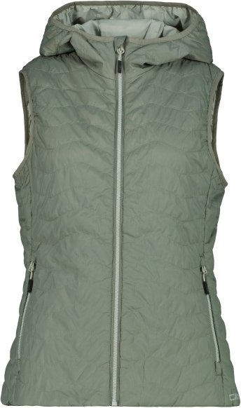 CMP - Women's Vest Fix Hood - Kunstfaserweste Gr 42 grün/oliv