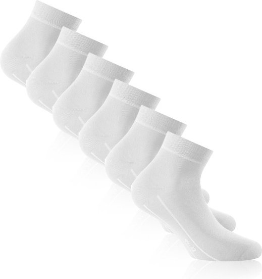 Rohner - Basic Sneaker Plus 3er Pack - Multifunktionssocken Gr 35-38 weiß