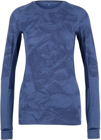 Stoic - Women's MerinoMesh150 SadjemSt. L/S - Merinoshirt Gr XL blau