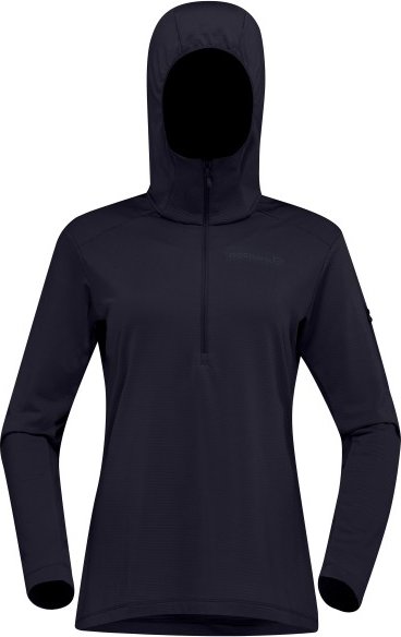 Norrøna - Women's Falketind Warm1 Hood - Fleecepullover Gr L blau