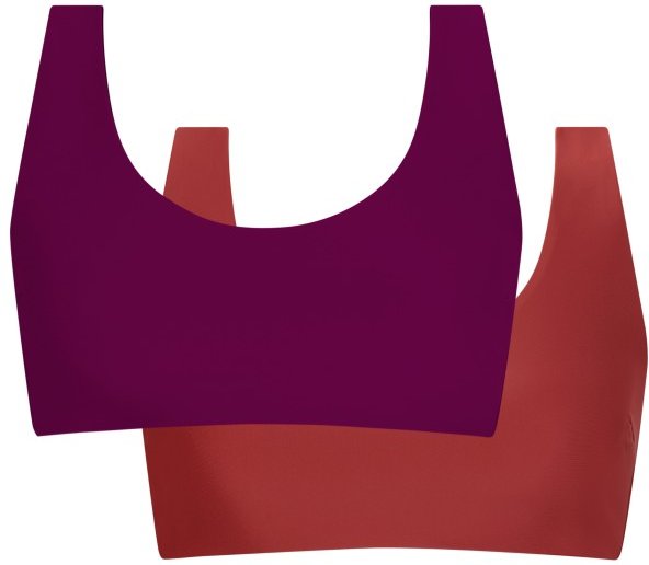INASKA - Women's Top Pure - Bikini-Top Gr L lila/rot