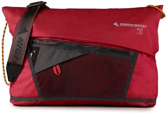 Klättermusen - Grid Messenger Bag - Umhängetasche rot