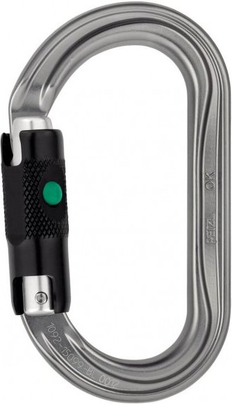 Thumbnail - Petzl - OK Ball-Lock - Verschlusskarabiner grau