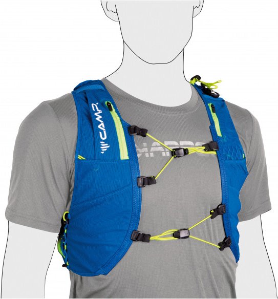 Thumbnail - C.A.M.P. - Trail Force 5 - Trailrunningrucksack Gr M-L grau