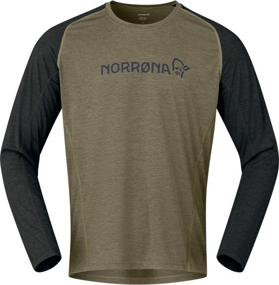 Norrøna - Fjørå Equaliser Lightweight Long Sleeve - Radtrikot Gr S oliv