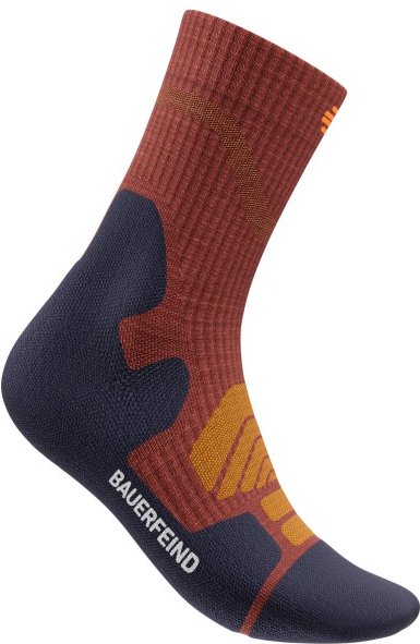 Bauerfeind Sports - Outdoor Merino Mid Cut Socks - Wandersocken Gr 38-41 bunt
