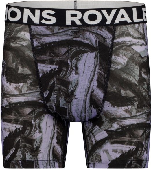 Mons Royale - Hold 'em Boxer - Merinounterwäsche Gr XL grau/schwarz