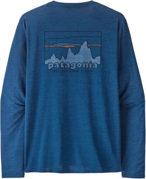 Patagonia - L/S Cap Cool Daily Graphic Shirt - Funktionsshirt Gr XS blau