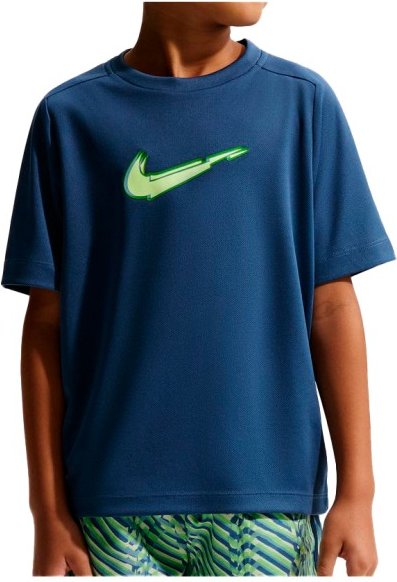 Nike - Boy's Nike Dri-Fit Multi S/S Top Bold GX - Laufshirt Gr L blau
