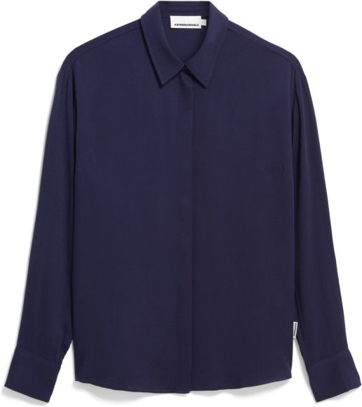Thumbnail - ARMEDANGELS - Women's Larisaana L/S - Bluse Gr XL blau