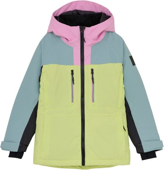 Thumbnail - Color Kids - junior's Ski Jacket Colorblock - Skijacke Gr 104 grün