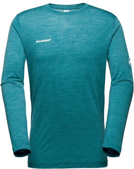 Mammut - Tree Wool Firstlayer Longsleeve - Funktionsshirt Gr M türkis