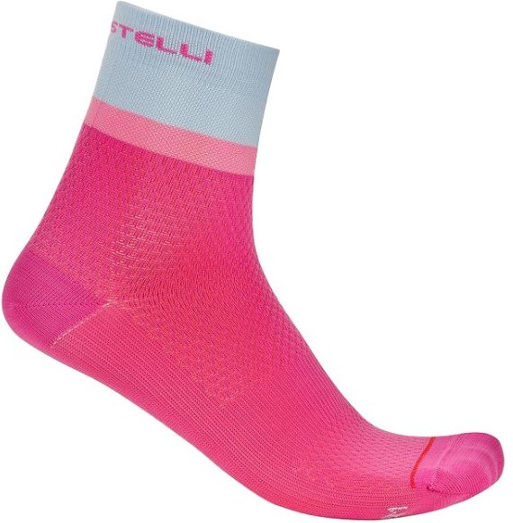 Castelli - Women's Tonal Logo 12 Sock - Radsocken Gr 39-41 rosa