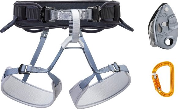 Petzl - Kit Corax Grigri Sm'D - Kletterset Gr Size 2 - M-XL grau
