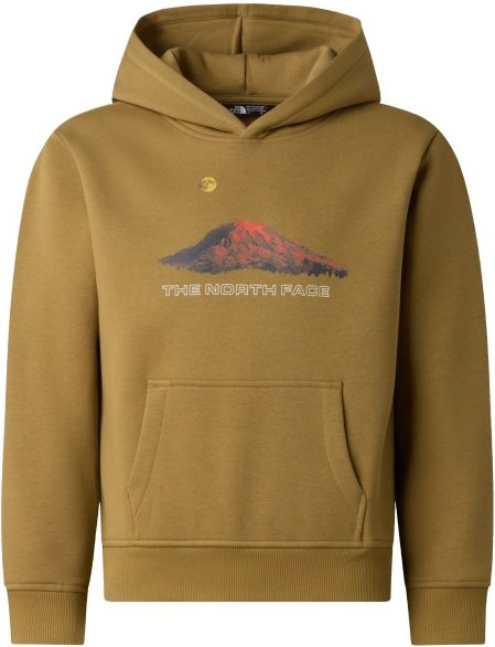 The North Face - Boy's Mountain Night Relaxed Hoodie - Hoodie Gr M braun