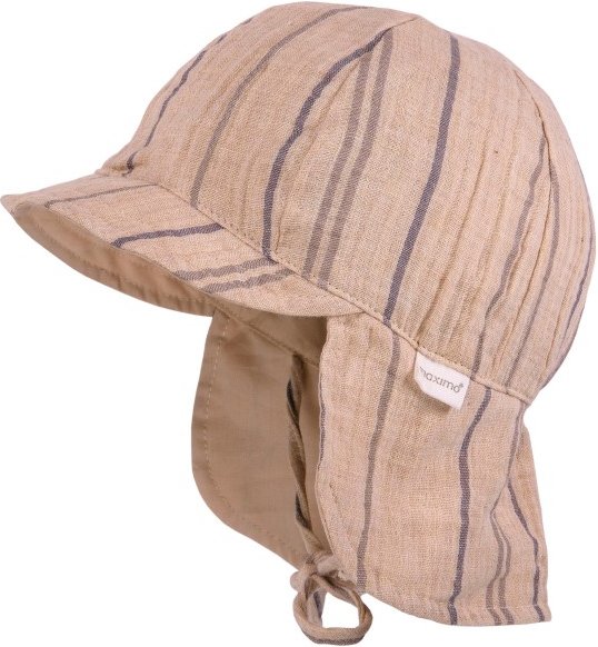 maximo - Kid's Mini Schildmütze Musselin - Cap Gr 51 cm beige