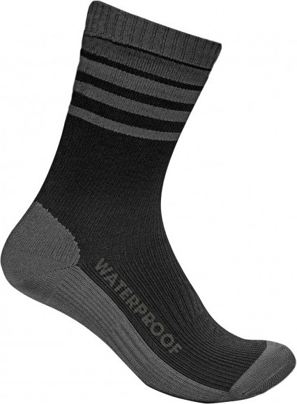 Thumbnail - GripGrab - Waterproof Merino Thermal Sock - Radsocken Gr 45-47 - XL schwarz/grau