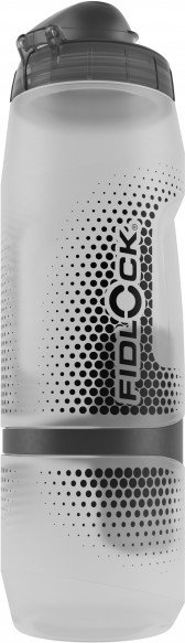 Fidlock - Twist Bottle 800 + Bike Base - Fahrrad Trinkflasche Gr 800 ml grau