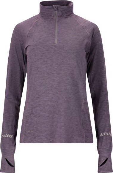 ENDURANCE - Women's Canna V2.0 Melange Midlayer - Laufshirt Gr 38 lila