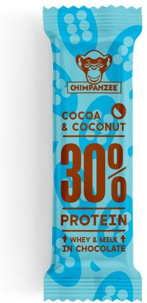 Chimpanzee - High Protein Bar 30% Cocoa & Coconut - Energieriegel Gr 50 g