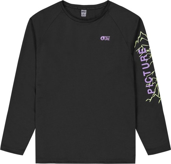 Picture - Timont L/S Tech Tee - Funktionsshirt Gr L schwarz