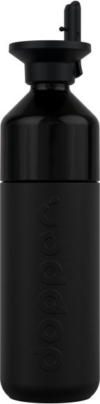 Dopper - Dopper Insulated x Flip Straw - Isolierflasche Gr 580 ml schwarz