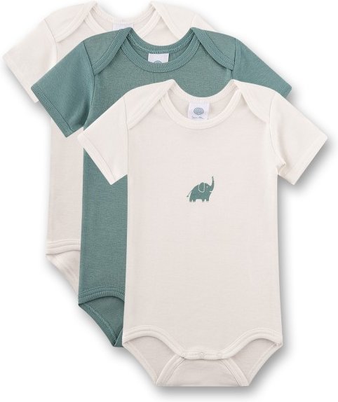 Sanetta - Kid's Set Body 1/2 324964 3-Pack - Alltagsunterwäsche Gr 92 weiß