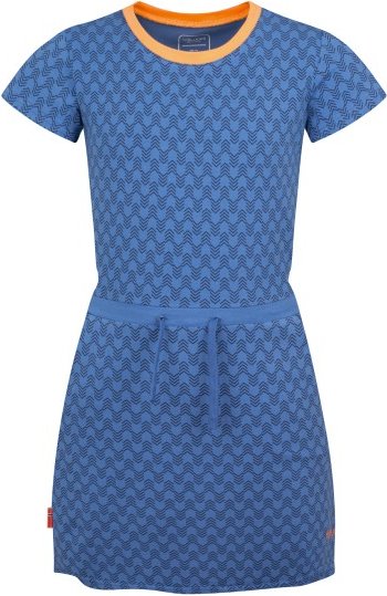 Trollkids - Girl's Noresund Dress - Kleid Gr 128 blau