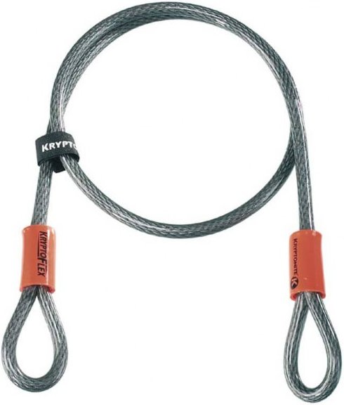 Kryptonite - KryptoFlex 410 Looped - Fahrradschloss Gr 10 mm / 120 cm grau