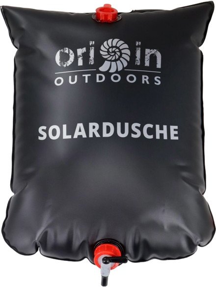 Origin Outdoors - Solardusche Rollbar Gr 10 l - 18 mm schwarz