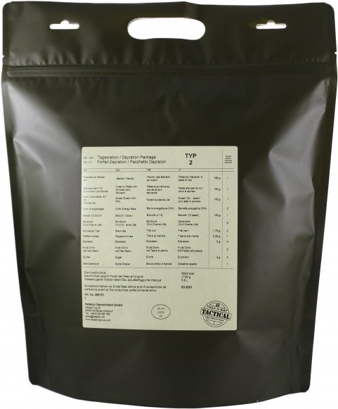 Trek'n Eat - Day Ration Pack Typ 2 Tactical - Tagesration Gr 1,1 kg