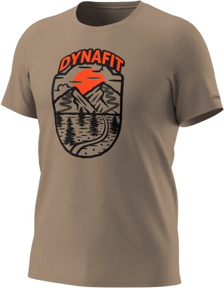 Dynafit - Graphic Cotton S/S Tee - T-Shirt Gr 46 braun