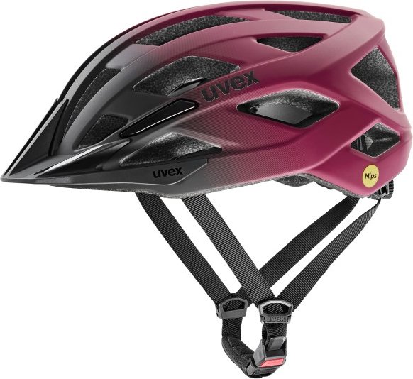 Uvex - I-Vo 2 Mips - Radhelm Gr 52-57 cm cranberry /schwarz