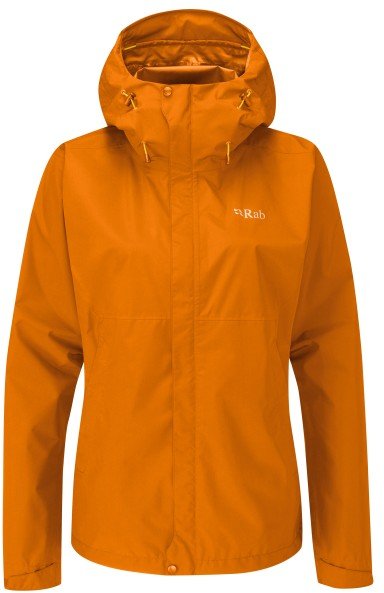 Rab - Women's Downpour Eco Jacket - Regenjacke Gr 36 orange