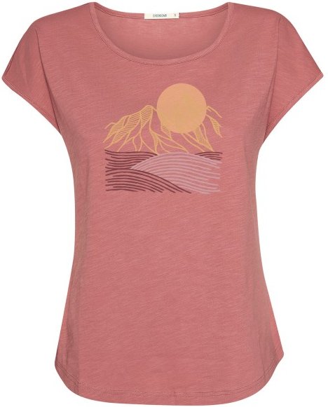 GreenBomb - Women's Mountain Scenery Cool - T-Shirt Gr XL rosa