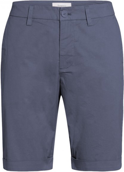 Thumbnail - KnowledgeCotton Apparel - Chuck Regular Chino Poplin Shorts Vegan - Freizeithose Gr 36 blau