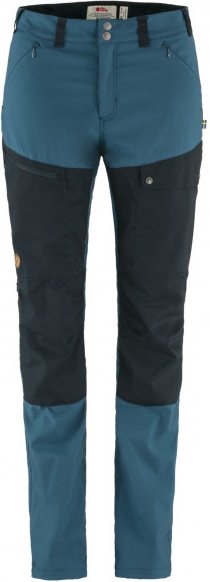 Thumbnail - Fjällräven - Women's Abisko Midsummer Trousers - Trekkinghose Gr 40 - Regular - Fixed Length blau