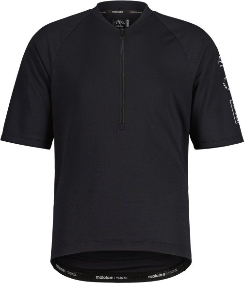 Maloja - SpiazzoM. - Radtrikot Gr L schwarz