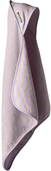 Bongusta - Kid's Naram Baby Towel - Badehandtuch Gr 80 x 80 cm lila/gelb