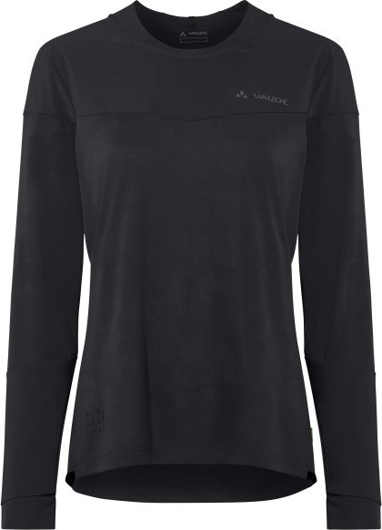 Vaude - Women's Moab L/S Pro Shirt - Radtrikot Gr 38 schwarz