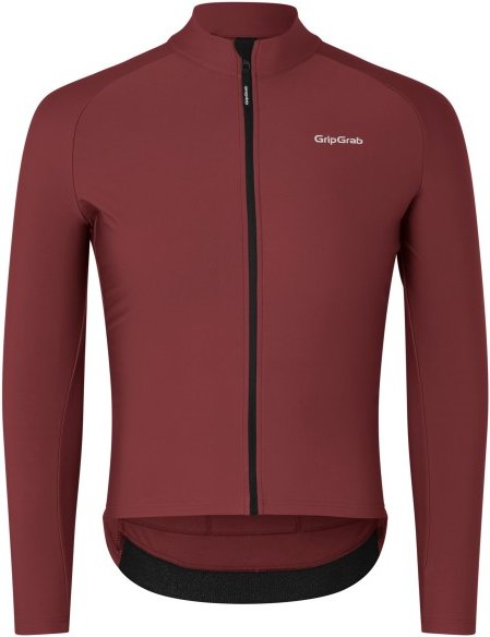Thumbnail - GripGrab - PACR Thermal Long Sleeve Jersey - Radtrikot Gr L rot