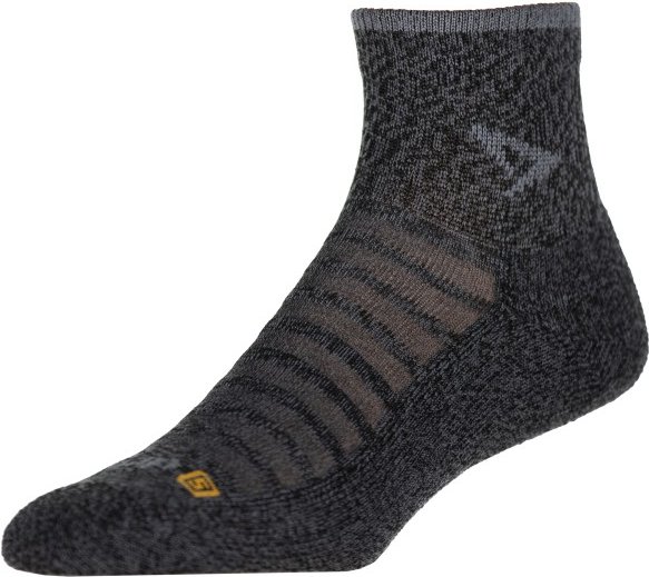 Drymax - Running Lite-Mesh 1/4 Crew - Laufsocken Gr XXL schwarz/grau