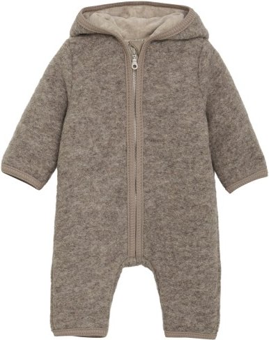 Huttelihut - Kid's Pram Suit Wool with Lining - Overall Gr 74 grau