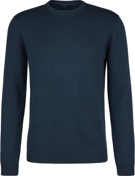 Stoic - MerinoKnit MMXX.Kniva Sweater - Merinopullover Gr M blau