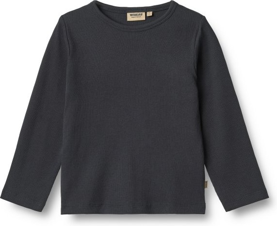 Thumbnail - WHEAT - Kid's L/S Milo - Longsleeve Gr 140 grau