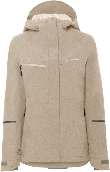 Vaude - Women's Yaras Warm Rain Jacket - Fahrradjacke Gr 38 beige