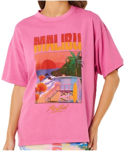Rip Curl - Women's Hayley O Heritage Tee - T-Shirt Gr XL rosa