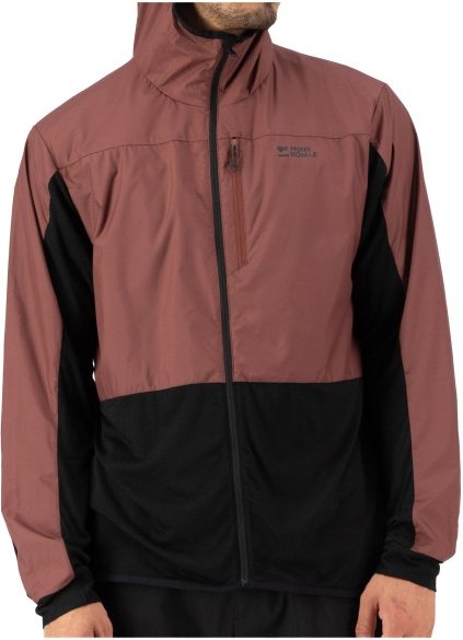 Mons Royale - Diversion Merino Wind Jacket - Fahrradjacke Gr S braun/schwarz